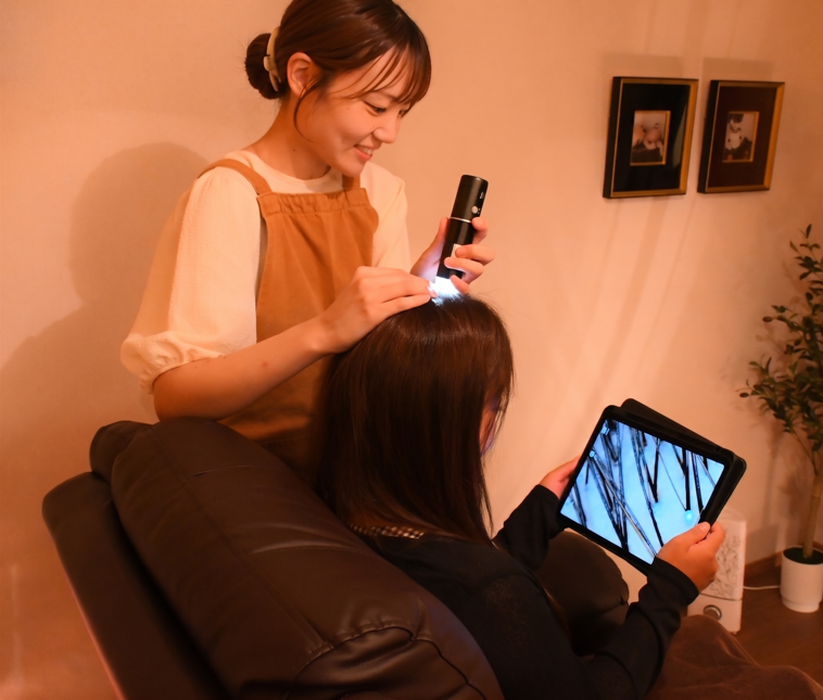 スカルプケア×ヘッドスパ